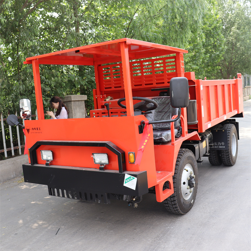 山東力牛重工 UQ系列礦用井下自卸車：可定制全封閉豪華駕駛室，帶KA標(biāo)志，可定制、一車一證，適用于巷道渣土運(yùn)輸。